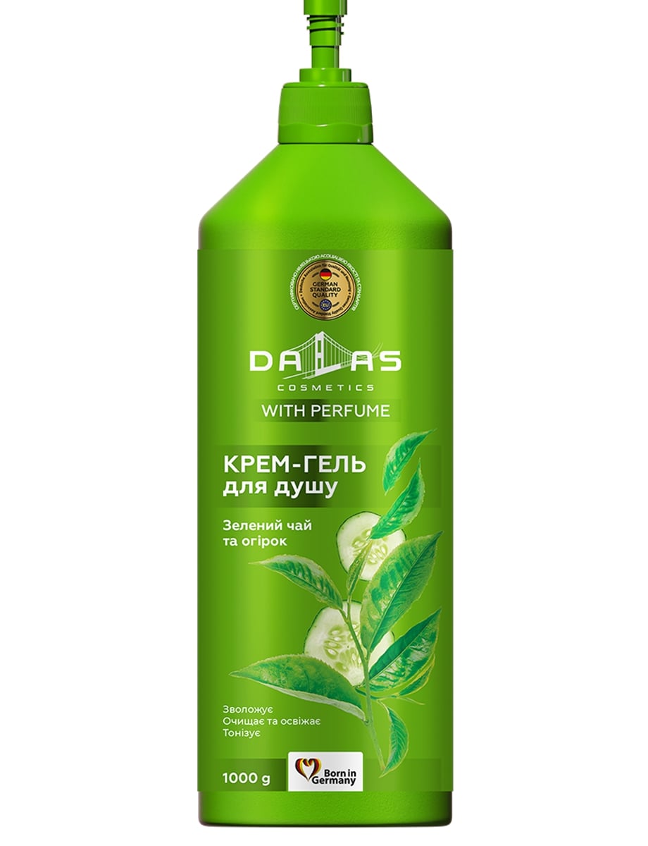 Dušas želeja DALAS ar zaļo tēju un gurķi 1000g