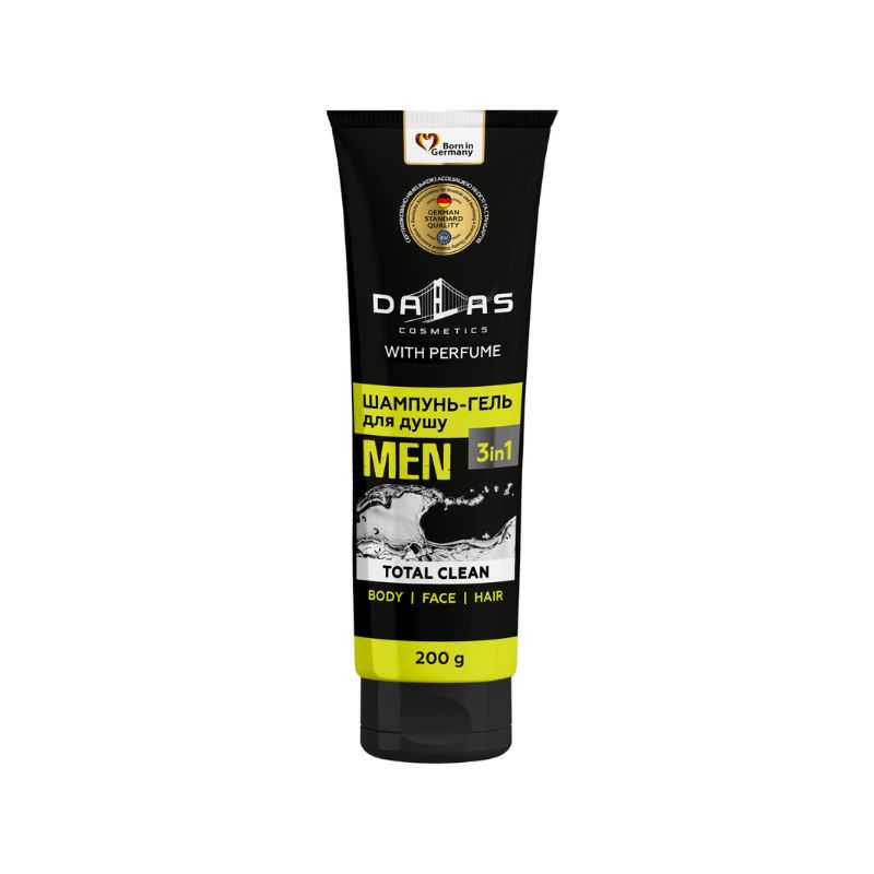 DALAS Vīriešu šampūns-dušas želeja 3 in 1