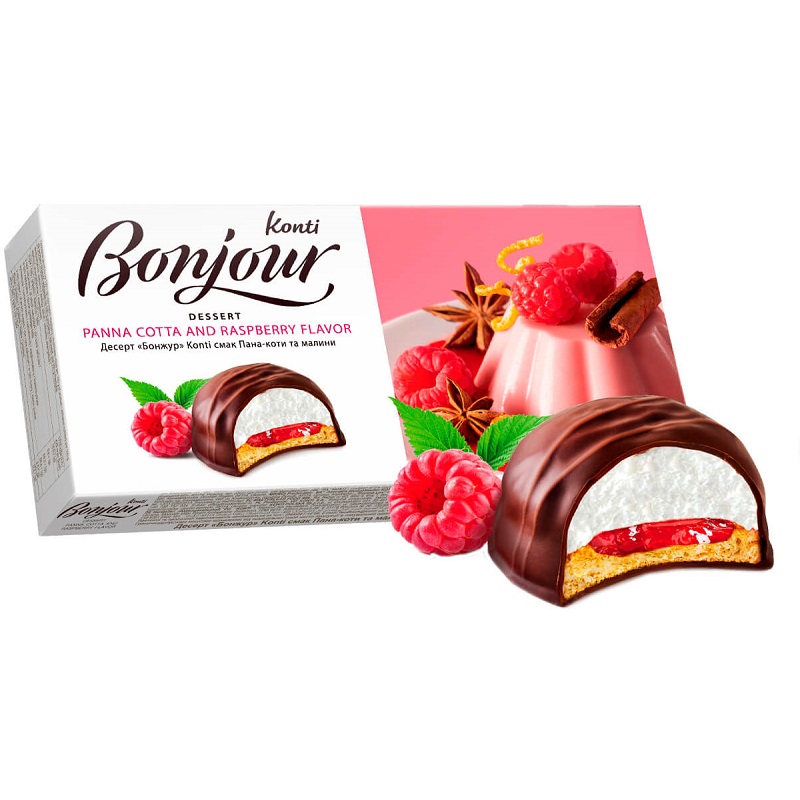 Deserts BONJOUR Panna cotta un aveņu garšu 232g
