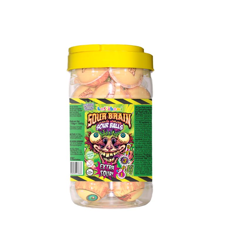 LOLLIBONI želeja SOUR BALLS 20 pcs x 18g